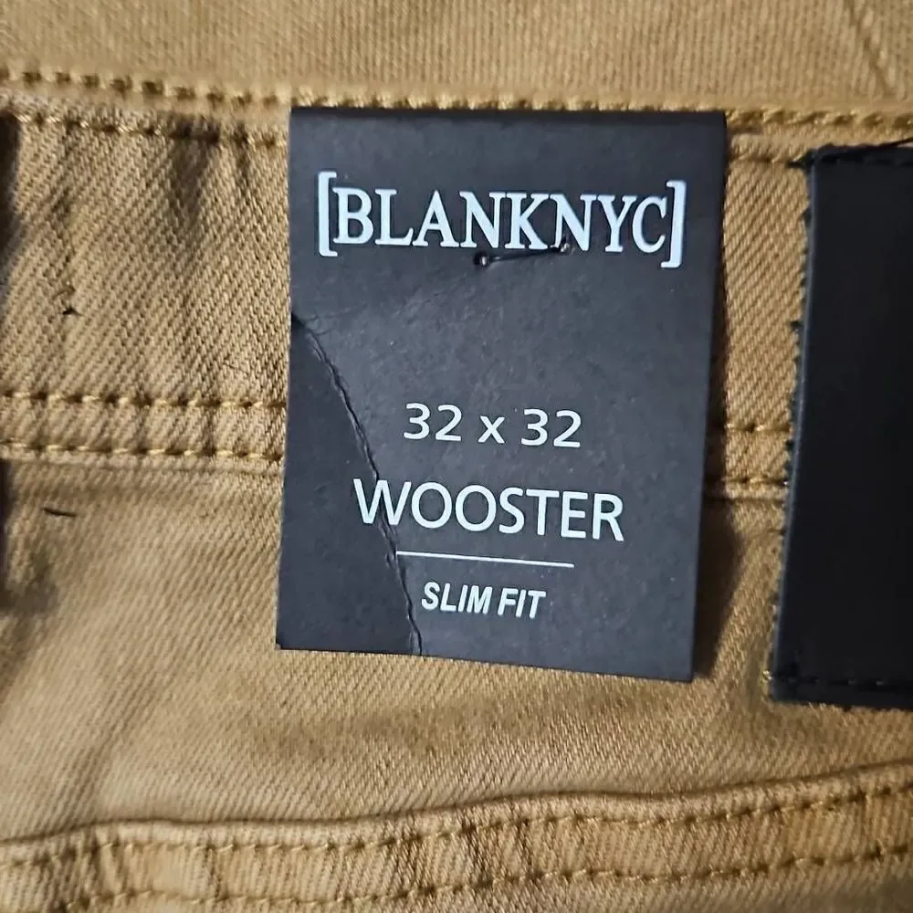 BLANK NYC Men's Wooster Slim Fit Pant Jean Multiple